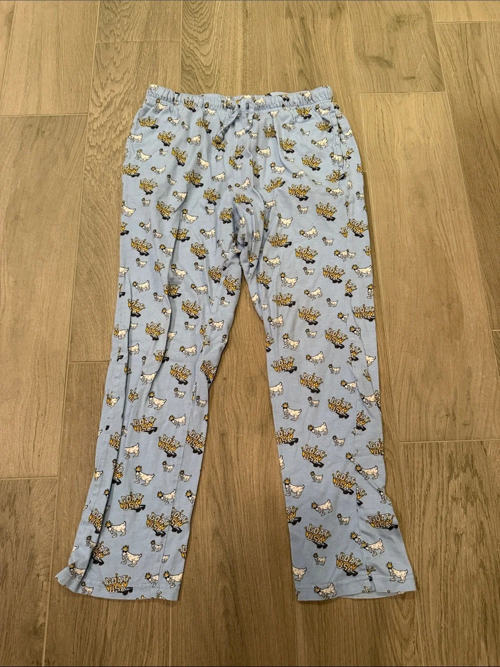 GOAT USA Light Blue Kids Pajama Pants Size Large